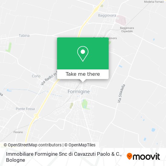 Immobiliare Formigine Snc di Cavazzuti Paolo & C. map