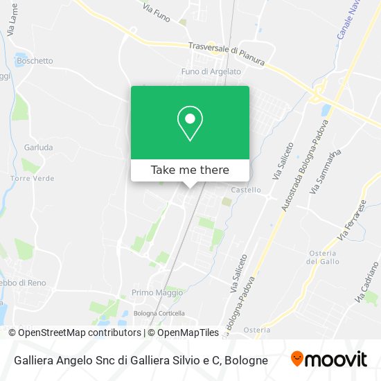 Galliera Angelo Snc di Galliera Silvio e C map