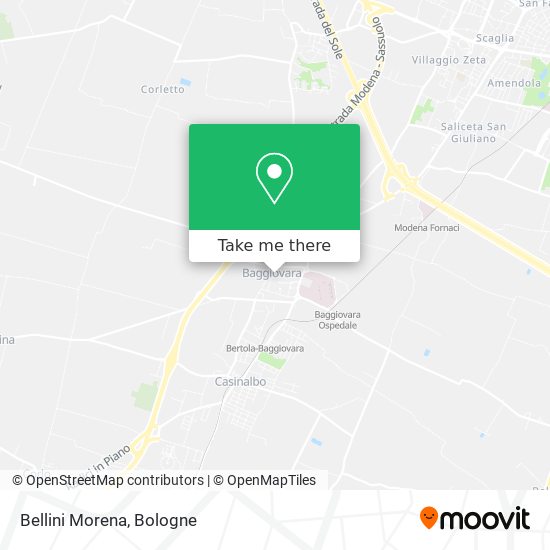 Bellini Morena map