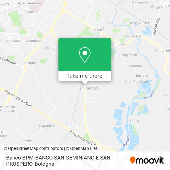 Banco BPM-BANCO SAN GEMINIANO E SAN PROSPERO map