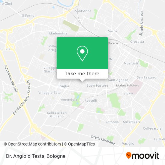 Dr. Angiolo Testa map