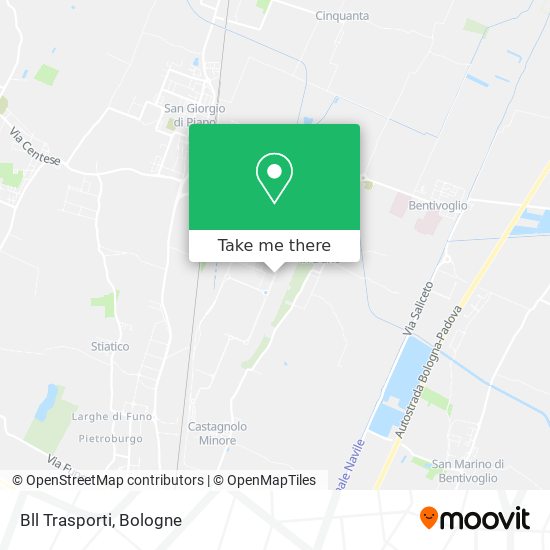 Bll Trasporti map