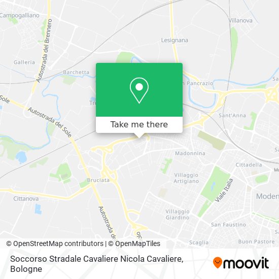 Soccorso Stradale Cavaliere Nicola Cavaliere map
