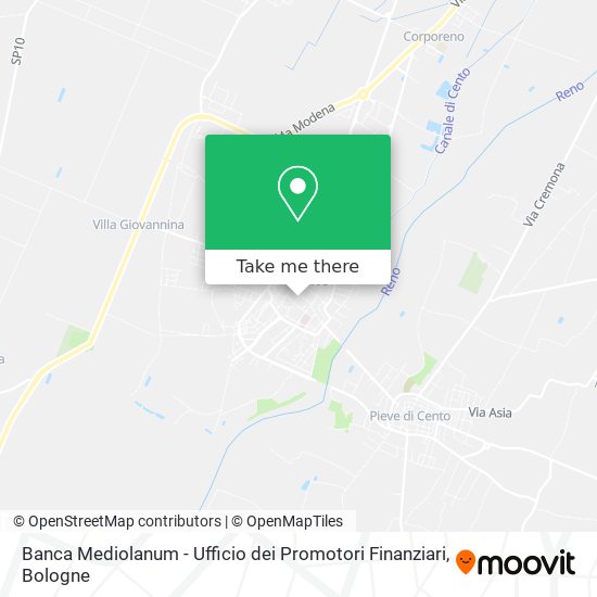 Banca Mediolanum - Ufficio dei Promotori Finanziari map