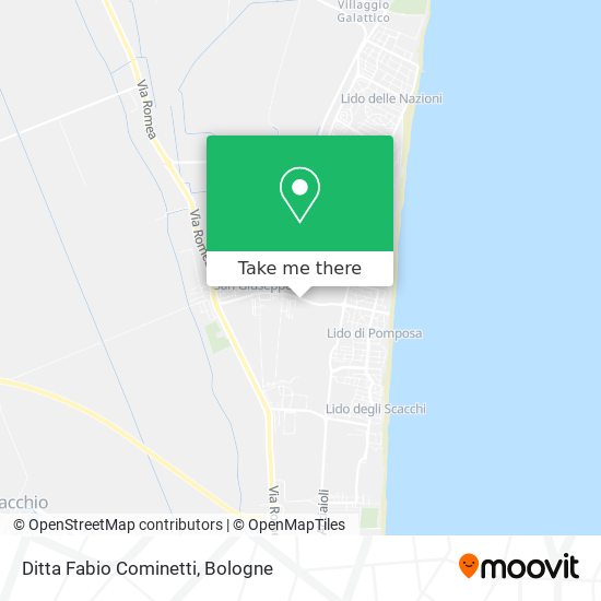 Ditta Fabio Cominetti map