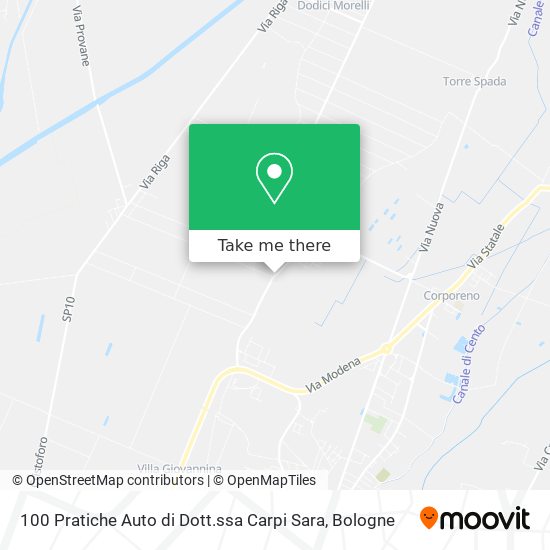 100 Pratiche Auto di Dott.ssa Carpi Sara map