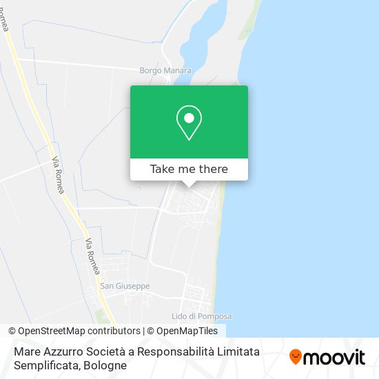 Mare Azzurro Società a Responsabilità Limitata Semplificata map