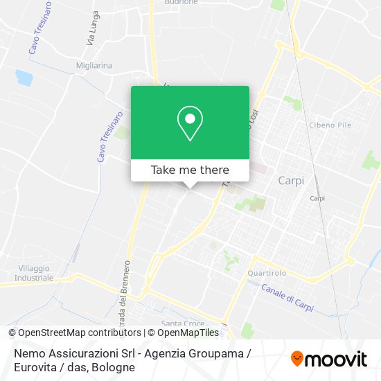 Nemo Assicurazioni Srl - Agenzia Groupama / Eurovita / das map