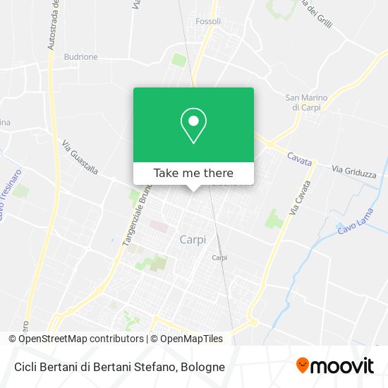 Cicli Bertani di Bertani Stefano map