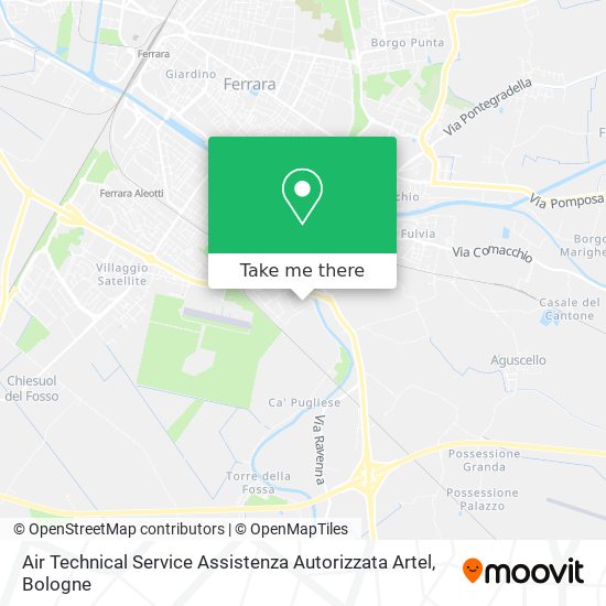 Air Technical Service Assistenza Autorizzata Artel map