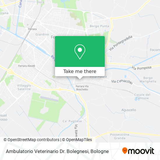 Ambulatorio Veterinario Dr. Bolegnesi map