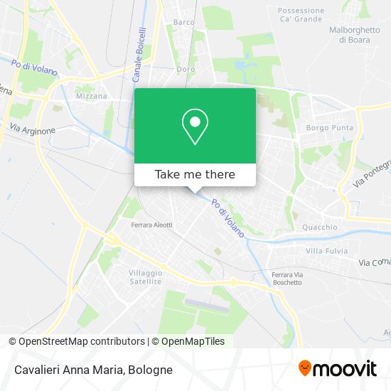 Cavalieri Anna Maria map