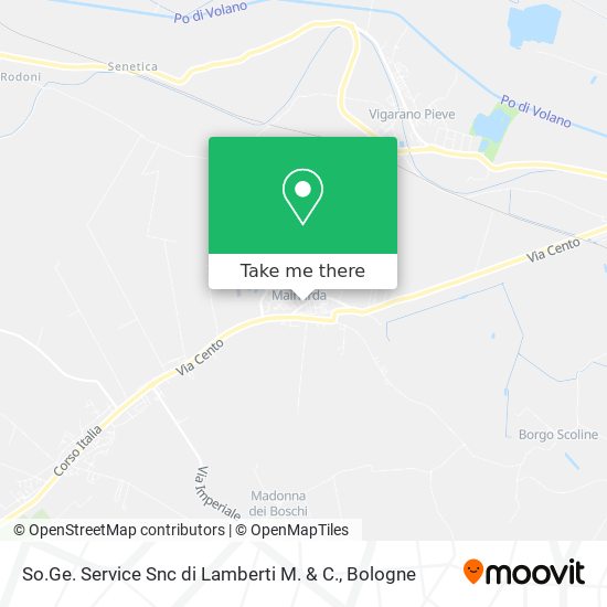 So.Ge. Service Snc di Lamberti M. & C. map