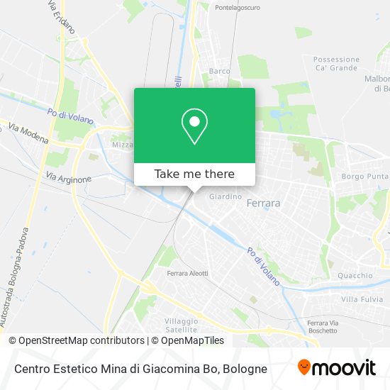 Centro Estetico Mina di Giacomina Bo map