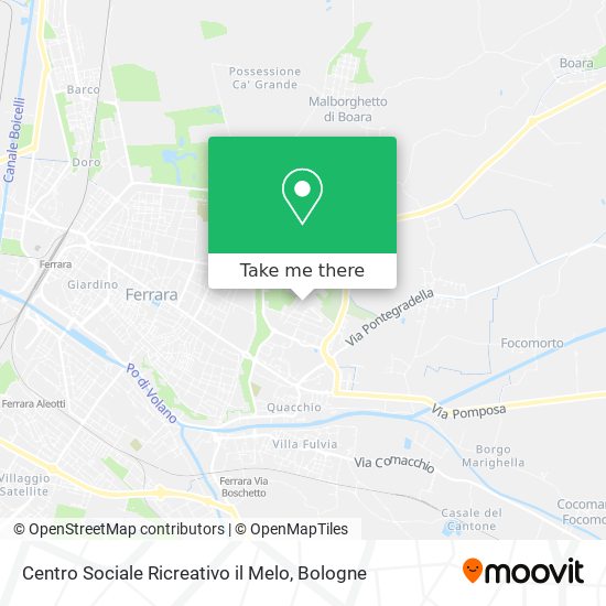 Centro Sociale Ricreativo il Melo map