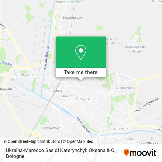 Ukraina-Marocco Sas di Katerynchyk Oksana & C. map