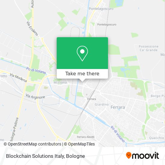 Blockchain Solutions Italy map
