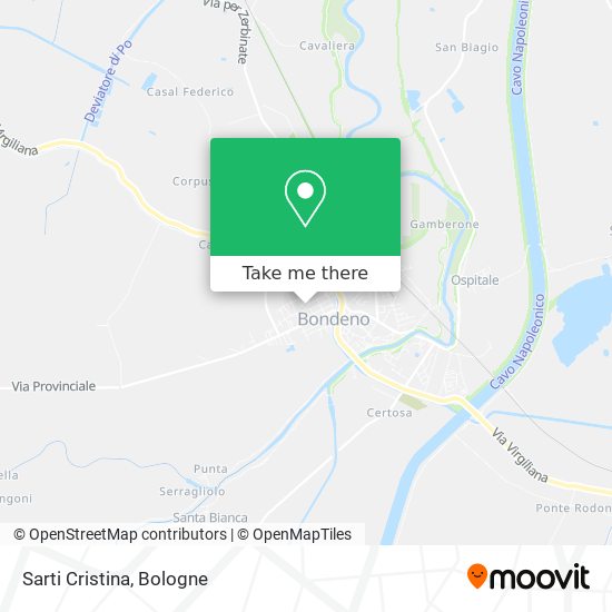 Sarti Cristina map