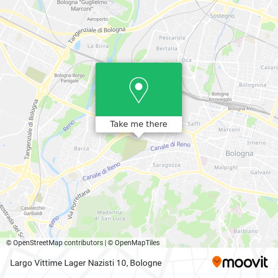 Largo Vittime Lager Nazisti 10 map