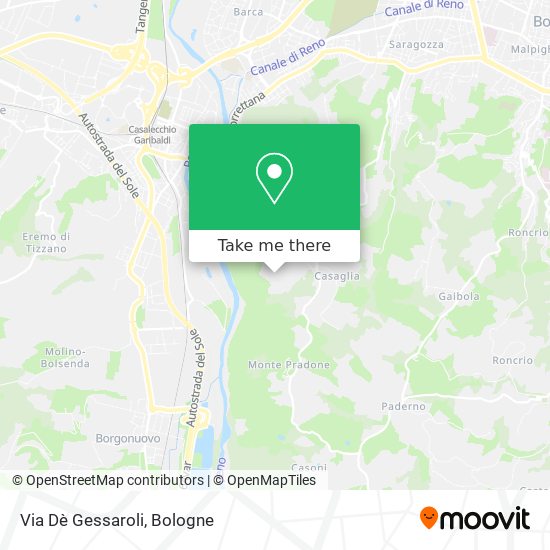 Via Dè Gessaroli map