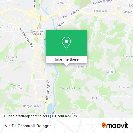 Via Dè Gessaroli map
