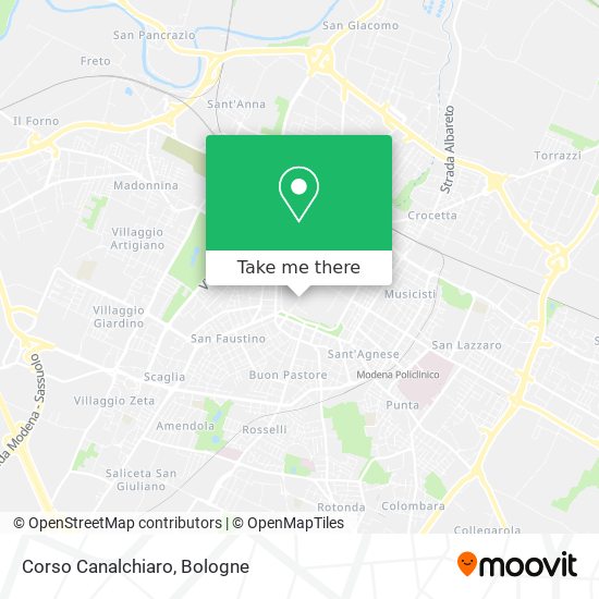 Corso Canalchiaro map