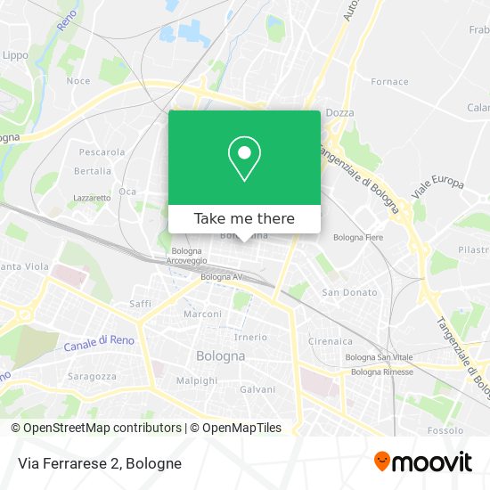 Via Ferrarese 2 map