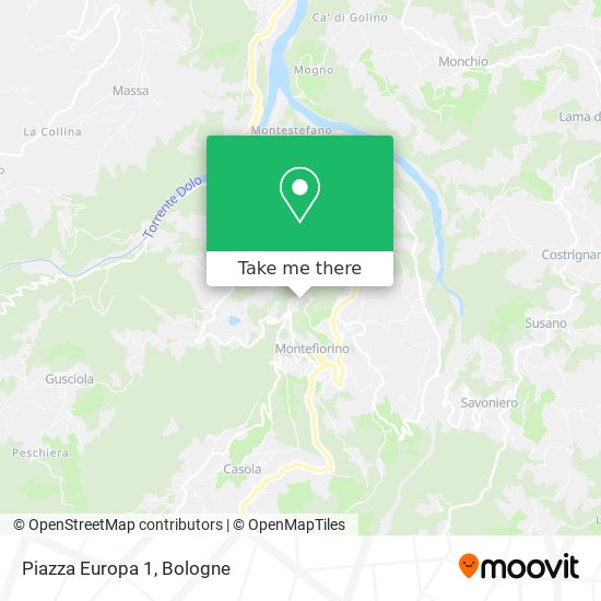 Piazza Europa  1 map