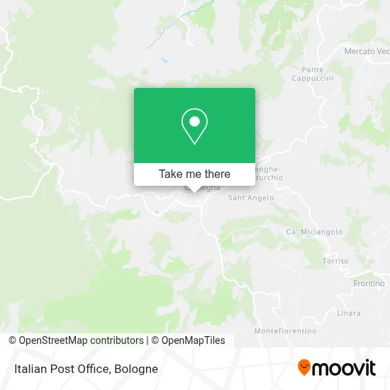 Italian Post Office map