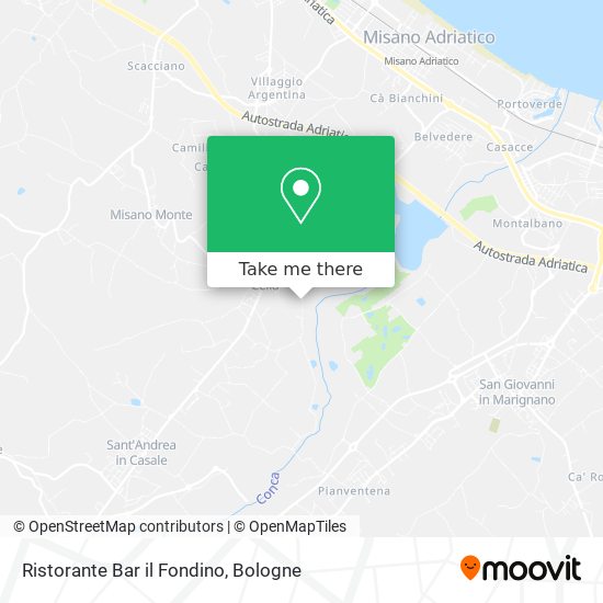 Ristorante Bar il Fondino map