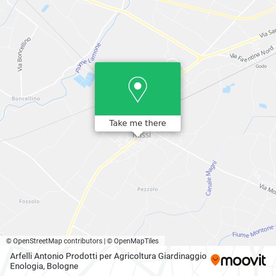 Arfelli Antonio Prodotti per Agricoltura Giardinaggio Enologia map