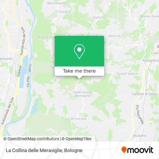 La Collina delle Meraviglie map