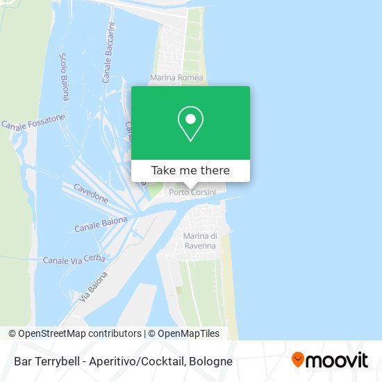 Bar Terrybell - Aperitivo / Cocktail map
