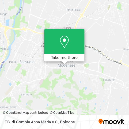 F.B. di Gombia Anna Maria e C. map