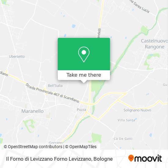 Il Forno di Levizzano Forno Levizzano map