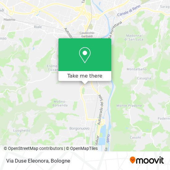 Via Duse Eleonora map