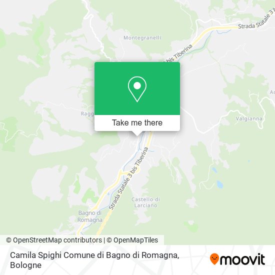 Camila Spighi Comune di Bagno di Romagna map