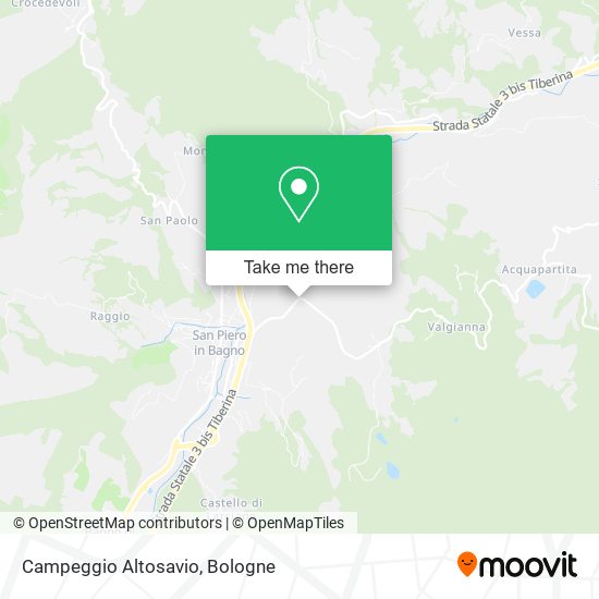 Campeggio Altosavio map