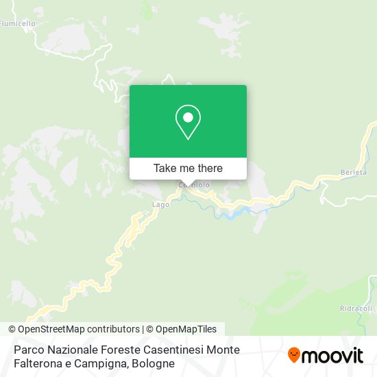 Parco Nazionale Foreste Casentinesi Monte Falterona e Campigna map