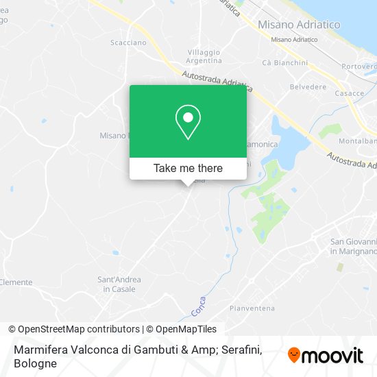 Marmifera Valconca di Gambuti & Amp; Serafini map