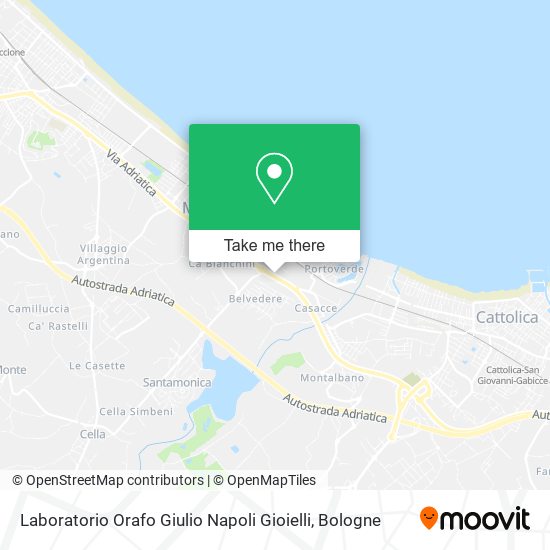 Laboratorio Orafo Giulio Napoli Gioielli map