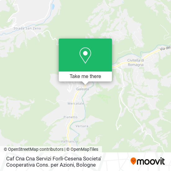 Caf Cna Cna Servizi Forlì-Cesena Societa' Cooperativa Cons. per Azioni map