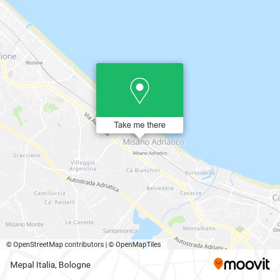 Mepal Italia map