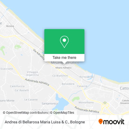 Andrea di Bellarosa Maria Luisa & C. map