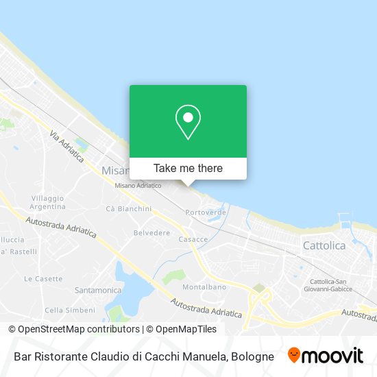 Bar Ristorante Claudio di Cacchi Manuela map