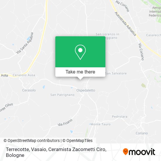 Terrecotte, Vasaio, Ceramista Zacometti Ciro map
