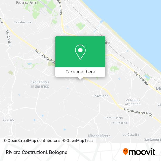 Riviera Costruzioni map