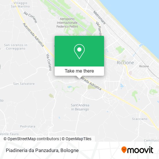 Piadineria da Panzadura map