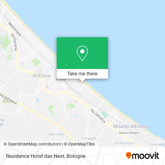 Residence Hotel das Nest map