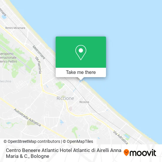 Centro Beneere Atlantic Hotel Atlantic di Airelli Anna Maria & C. map